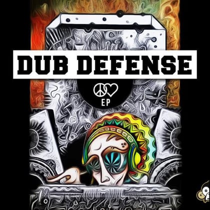Peace and Love EP album by Dub Defense - Drum and Bass Cover Art