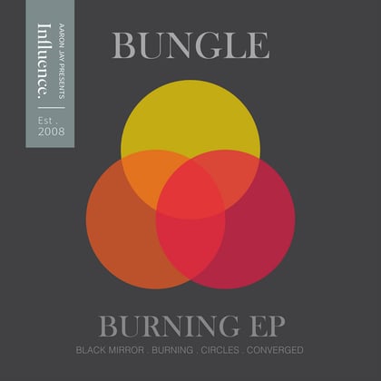 Burning EP album by Bungle - Drum and Bass Cover Art