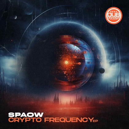 Crypto Frequency album by Spaow - Drum and Bass Cover Art