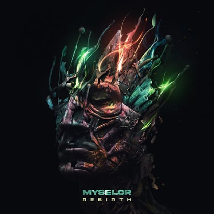 Rebirth album by Myselor - Drum and Bass Cover Art