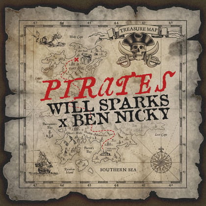 Pirates album by Dimension & Will Sparks - Drum and Bass Cover Art