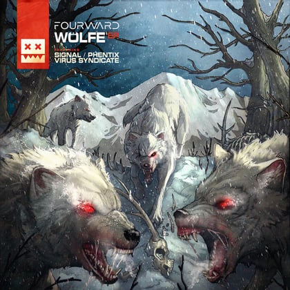 Wölfe EP album by Fourward - Drum and Bass Cover Art