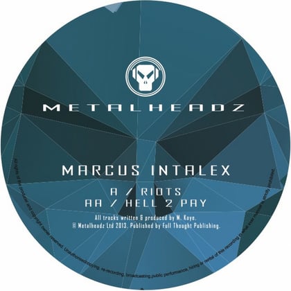 Riots / Hell 2 Pay album by Marcus Intalex - Drum and Bass Cover Art