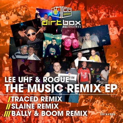 The Music Remixes album by Lee UHF - Drum and Bass Cover Art