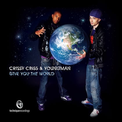 Give You the World album by Crissy Criss - Drum and Bass Cover Art