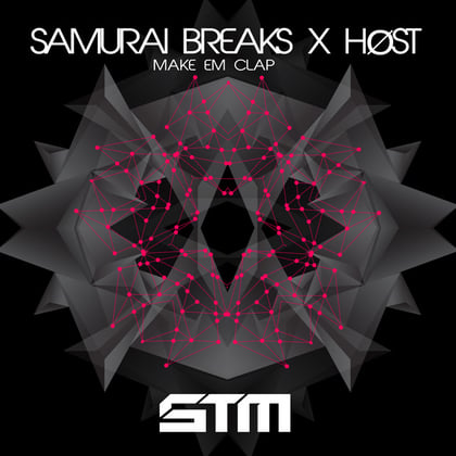 Make 'Em Clap album by Hi Hatz, Samurai Breaks & HØST - Drum and Bass Cover Art