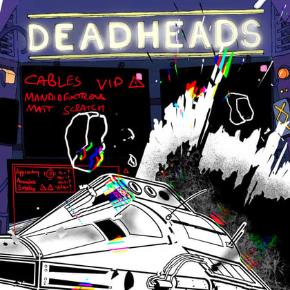 Cables VIP album by Mandidextrous - Drum and Bass Cover Art