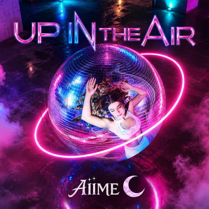 UP IN THE AIR album by AIIME C - Drum and Bass Cover Art