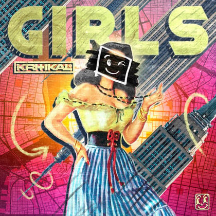 Girls album by KRITIKAL - Drum and Bass Cover Art