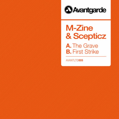 The Grave / First Strike album by M-zine & Scepticz - Drum and Bass Cover Art