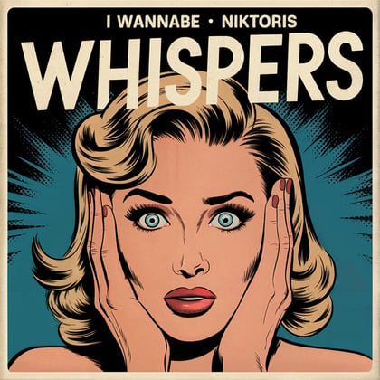 Whispers album by I Wannabe - Drum and Bass Cover Art