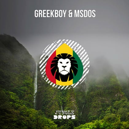 Jungle Drops 2 album by MSDOS & Greekboy - Drum and Bass Cover Art