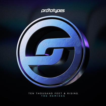 Ten Thousand Feet & Rising (The Remixes) album by The Prototypes - Drum and Bass Cover Art