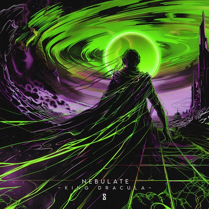 King Dracula album by Nebulate - Drum and Bass Cover Art