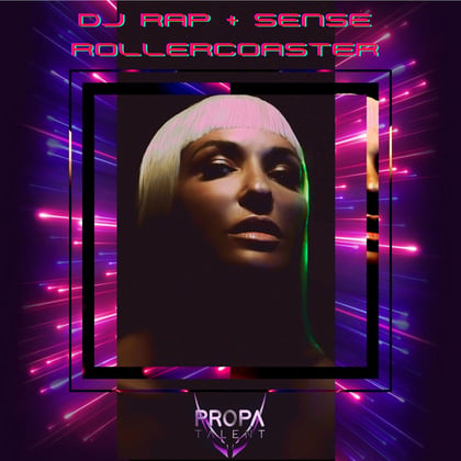 Rollercoaster album by DJ Rap - Drum and Bass Cover Art