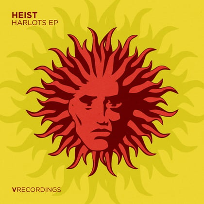Harlots EP album by Heist & Zero G - Drum and Bass Cover Art