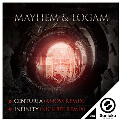 Centuria / Infinity Remixes album by Logam - Drum and Bass Cover Art