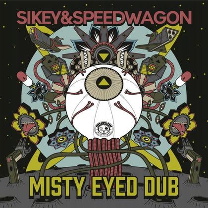Misty Eyed Dub EP album by Sikey & Speedwagon - Drum and Bass Cover Art