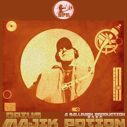 Majik Potion album by Opius - Drum and Bass Cover Art