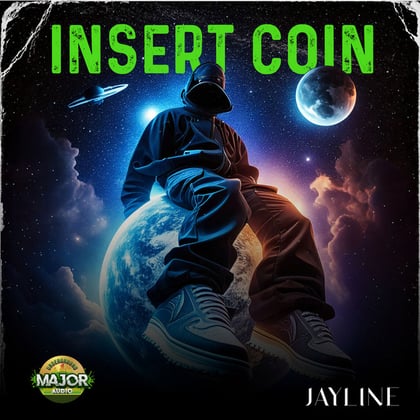 Insert Coin album by Jayline - Drum and Bass Cover Art