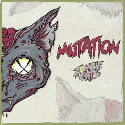 Mutation album by Zombie Cats - Drum and Bass Cover Art