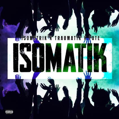 Isomatik album by Mr Traumatik, Isometrik & FATE - Drum and Bass Cover Art