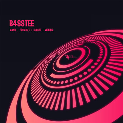 Raised in the 90s album by B4ssTee - Drum and Bass Cover Art