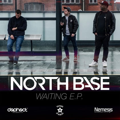 Waiting EP album by North Base - Drum and Bass Cover Art
