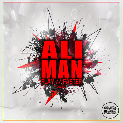 Play / Faster album by Aliman - Drum and Bass Cover Art