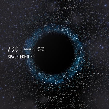 Space Echo EP album by ASC - Drum and Bass Cover Art