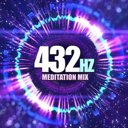 432hz Meditation Mix album by Mr Traumatik - Drum and Bass Cover Art
