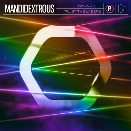 Back 2 The / Trust The Lasers album by Mandidextrous - Drum and Bass Cover Art