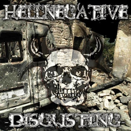 Disgusting album by Hellnegative - Drum and Bass Cover Art