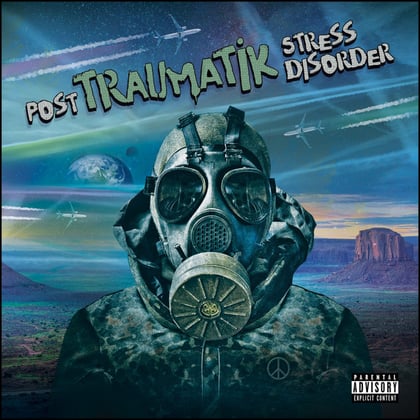 Post Traumatik Stress Disorder album by Mr Traumatik - Drum and Bass Cover Art