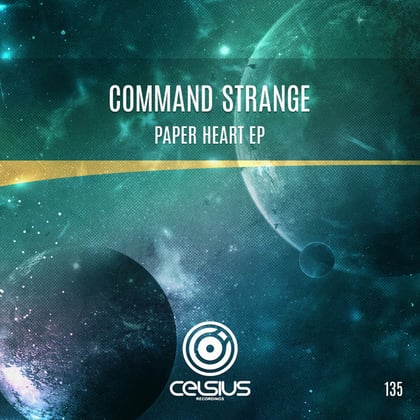Paper Heart EP album by Alibi & Command Strange - Drum and Bass Cover Art
