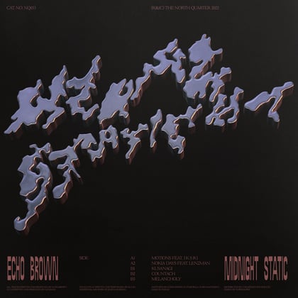 Midnight Static album by Echo Brown - Drum and Bass Cover Art