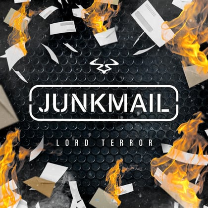 Lord Terror album by Junk Mail - Drum and Bass Cover Art