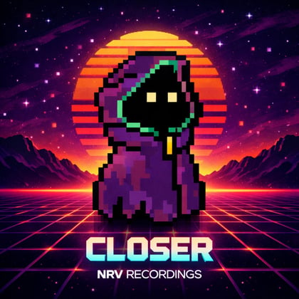 CLOSER album by NRV - Drum and Bass Cover Art