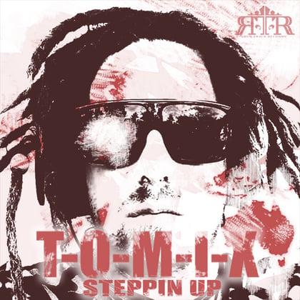 Steppin Up album by T-O-M-I-X - Drum and Bass Cover Art