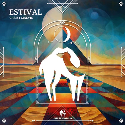 Estival album by Tengu, Christ Malvin & Cafe De Anatolia - Drum and Bass Cover Art