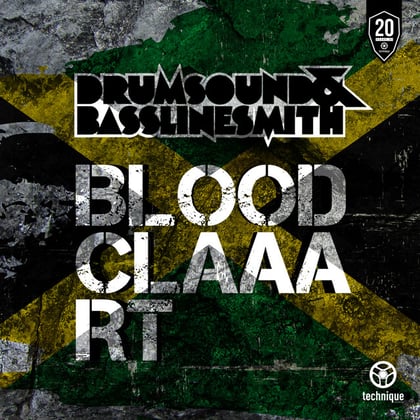 Bloodclaaart album by Drumsound & Bassline Smith - Drum and Bass Cover Art