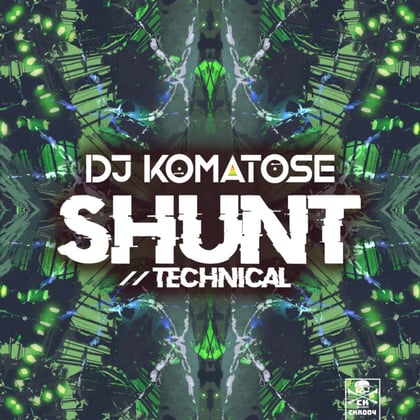 Shunt album by DJ Komatose - Drum and Bass Cover Art