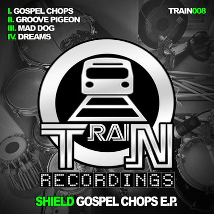 Gospel Chops album by Shield - Drum and Bass Cover Art