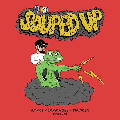 Thunder album by Comma Dee & Jay Rome - Drum and Bass Cover Art