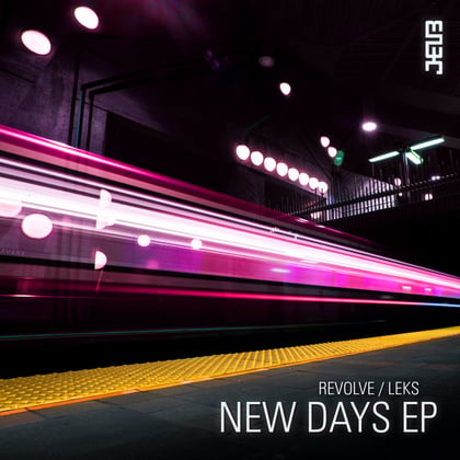 New Days EP album by Leks - Drum and Bass Cover Art