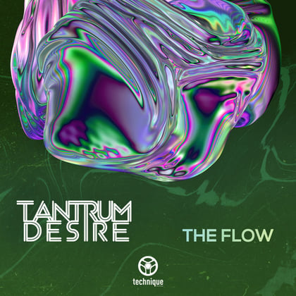The Flow album by Tantrum Desire - Drum and Bass Cover Art