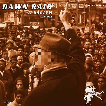 Harlem album by Dawn Raid - Drum and Bass Cover Art