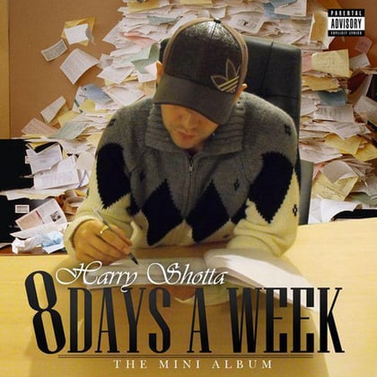 8 Days a Week album by Harry Shotta - Drum and Bass Cover Art