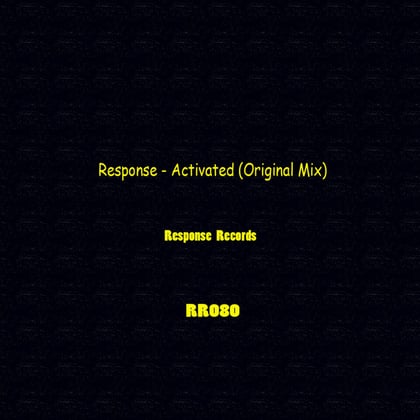 Activated album by Response - Drum and Bass Cover Art