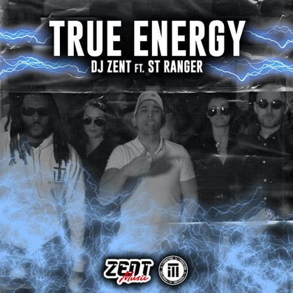 True Energy album by Dj Zent - Drum and Bass Cover Art